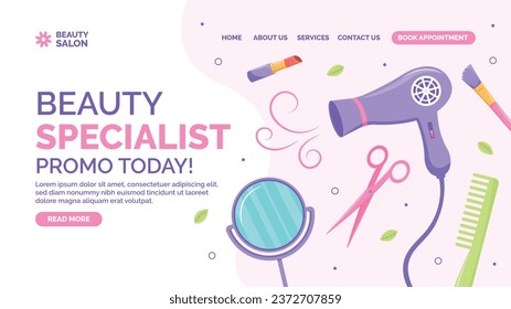 Beauty salon background. Salon Template. Spa treatment. Beauty Center. spa clinic. Beauty and Spa Salon design. Vector Illustration. Poster, Banner, Flyer, Cover. Social Media Post. relax. body care.