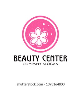  Beauty salon brand company. Luxury flower emblem. Cosmetics and beauty products logo design on modern gradient background.Vector illustration.