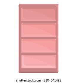 Beauty salon drawer icon cartoon vector. Room dressing. Makeup table