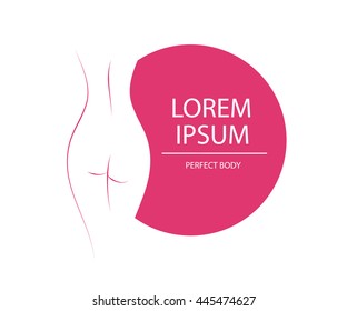 Beauty Salon, Fitness, Spa Or Plastic Surgery Logo.