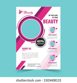 Beauty Salon Flyer Design Template