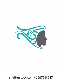 Beauty Salon and Hairstyle Logo Vector 