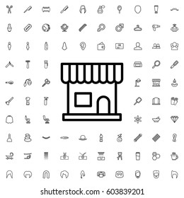 Beauty salon icon illustration isolated vector sign symbol. barbershop icons vector set.