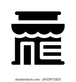 beauty salon icon. vector glyph icon for your website, mobile, presentation, and logo design.