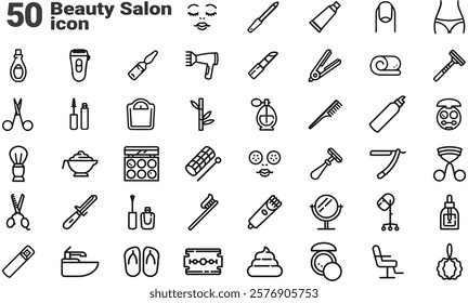 Beauty Salon icons eps vector file