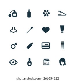 beauty salon Icons Vector set.