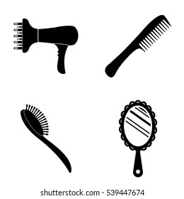 Beauty salon icons  vector set