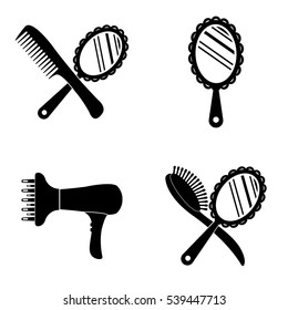 Beauty salon icons  vector set