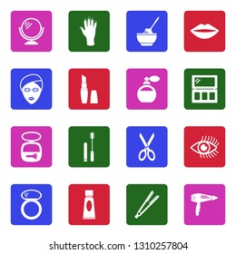 Hairdresser Service Line Icons Set Professional Stock Vector (Royalty ...