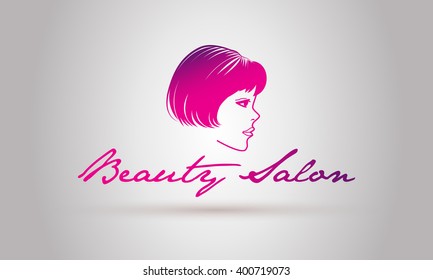 Beauty salon logo. 