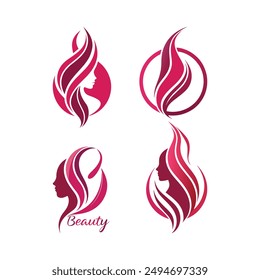 Beauty Salon Logo Art Illustration - Ideal for T-shirt Design, Hoodie Design, Pillow Cover Design, and More