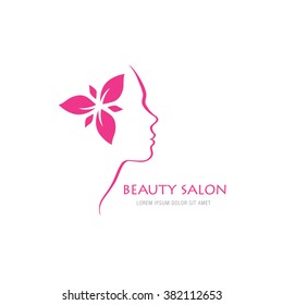 beauty salon logo concept