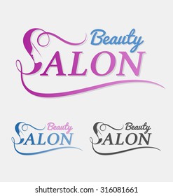 Beauty salon logo design with female face in negative space on letter S. Suitable for beauty salon, spa, massage, cosmetic and beauty concept with letter s. Vector illustration