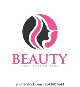 Beauty Salon Logo Design Illustration