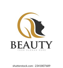 Beauty Salon Logo Design Illustration