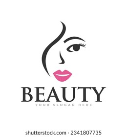 Beauty Salon Logo Design Illustration