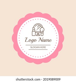 Beauty salon logo design template