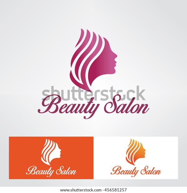 Beauty Salon Logo Design Template Beauty Stock Vektorgrafik Lizenzfrei