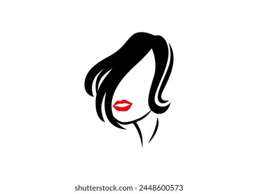 Beauty salon logo exotic that exudes perfect beautiful design logo premium graphic art new