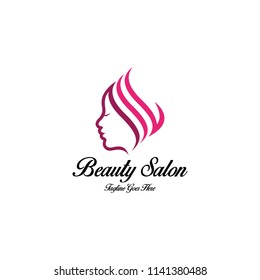 Beauty Salon Logo Beauty Hair Logo Stock Vector (Royalty Free ...