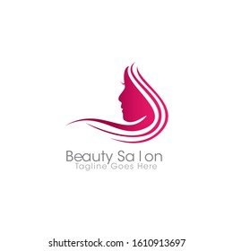 Beauty Salon Logo and Icon Vector Template