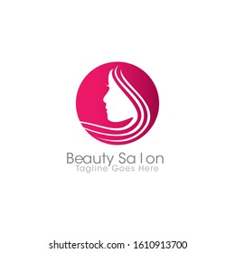 Beauty Salon Logo and Icon Vector Template