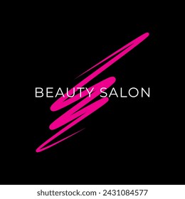 beauty salon logo, salon logo, Sample logo for a beauty salon, beauty products, Beauty clinic logo design vector template, spa salon.