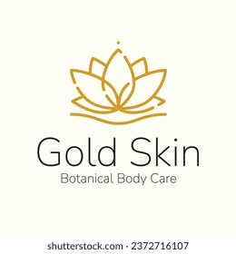 Beauty salon logo. Spa and Beauty salon Logo design template. Cosmetics and spa business. Calligraphy style lettering. vector illustration design.