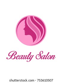 Beauty salon logo template vector 2