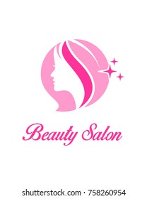 Beauty salon logo template vector