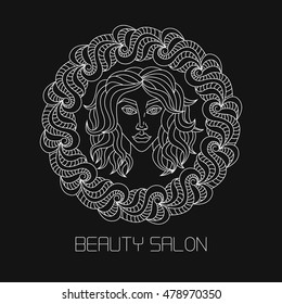 beauty salon logotype vector 3