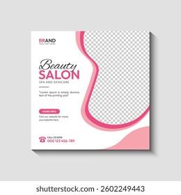 Beauty Salon Social Media Post or Banner Design
