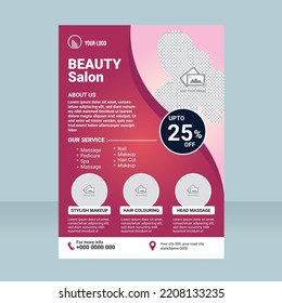 Beauty Salon Spa Flyer Template 