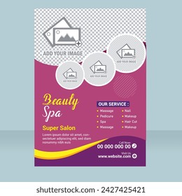 Beauty Salon Spa Flyer Template 