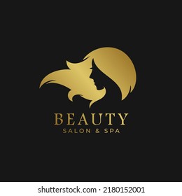 Beauty salon and spa logo vector