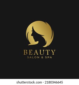 Beauty salon and spa logo vector