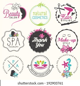 Beauty Salon, Spa and Wellness Design Elements in Vintage Style