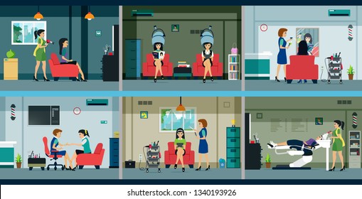 3,200 Beauty Salon Staff Images, Stock Photos & Vectors | Shutterstock