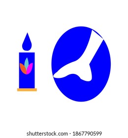 Icono de herramientas de salón de belleza ilustración de diseño vectorial