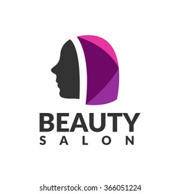 beauty salon vector logo design template. Spa or cosmetic icon.