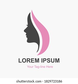 Beauty und Salon Vector Logo Vorlage.