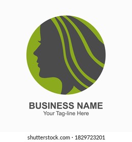 Beauty und Salon Vector Logo Vorlage.
