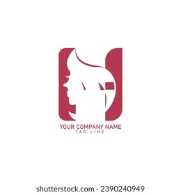 Beauty Salon Woman Letter H Logo