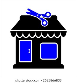 Icono de salón de belleza, Vector Gráficos