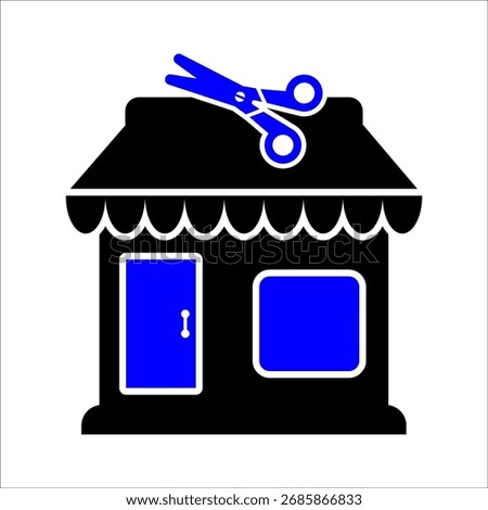 Beauty Saloon Icon, Vector Graphics