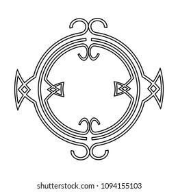 beauty scroll antique ornament style