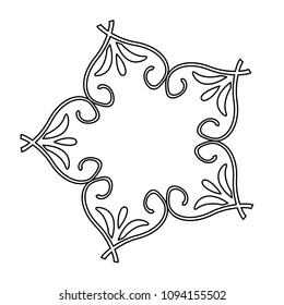 beauty scroll antique ornament style