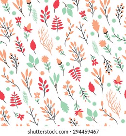 beauty seamless floral pattern