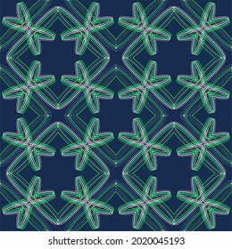 beauty of seamless geometric pattern. suitable for motifs on wallpaper, carpets, fabrics, paper, floors, pottery, etc.