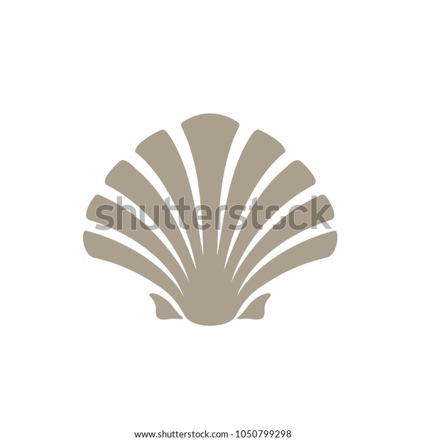 Beauty Seashell Oyster\
Scallop Shell Bivalve Cockle Mussel Clam Simple Silhouette Elegant\
logo design 